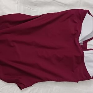 Swim suit maroon